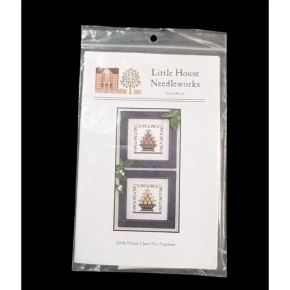 Little House Needleworks Fruit Bowls Cross Stitch Chart 14 Diane Williams Fabric