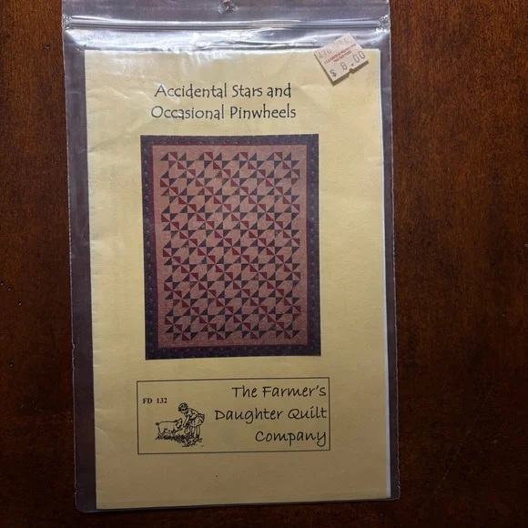 Quilt Pattern, “Accidental Stars & Occasional Pinwheels, New in Package