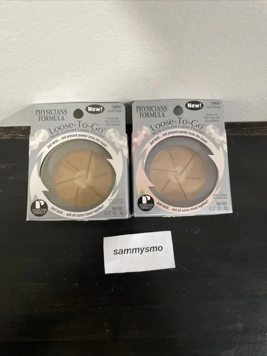 Physicians Formula Loose To Go Multi-Colored Loose Powder 3866 Loose Beige, x2