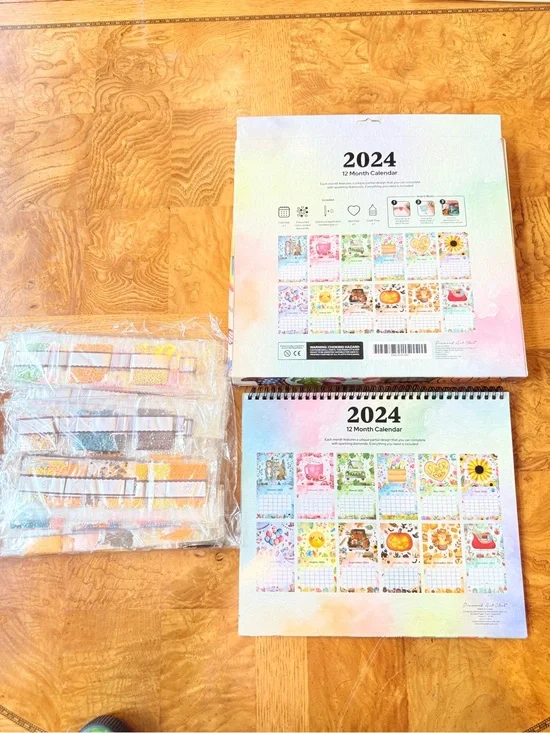 Diamond Art Club “Sparkling Days Ahead” 2024 Diamond Painting Calendar