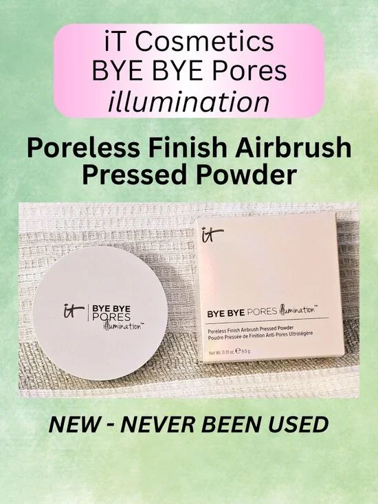 IT Cosmetics Bye Bye Pores Illumination Poreless Finish Airbrush Pressed Powder