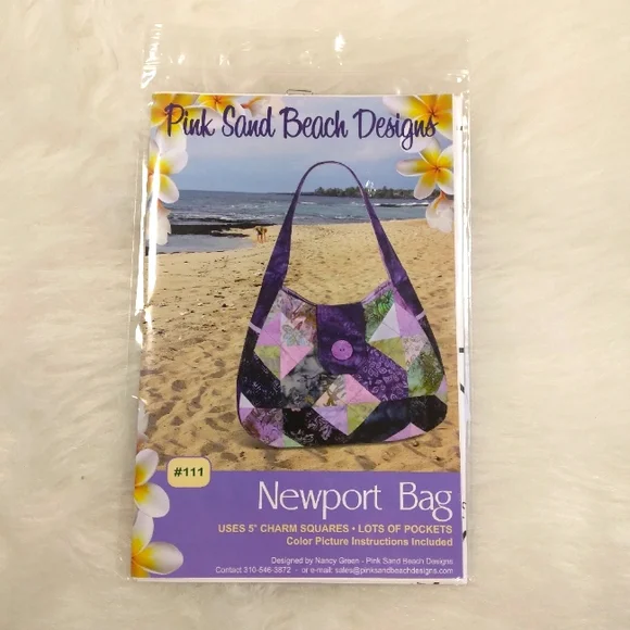 Pink Sand Beach Designs: Newport Bag