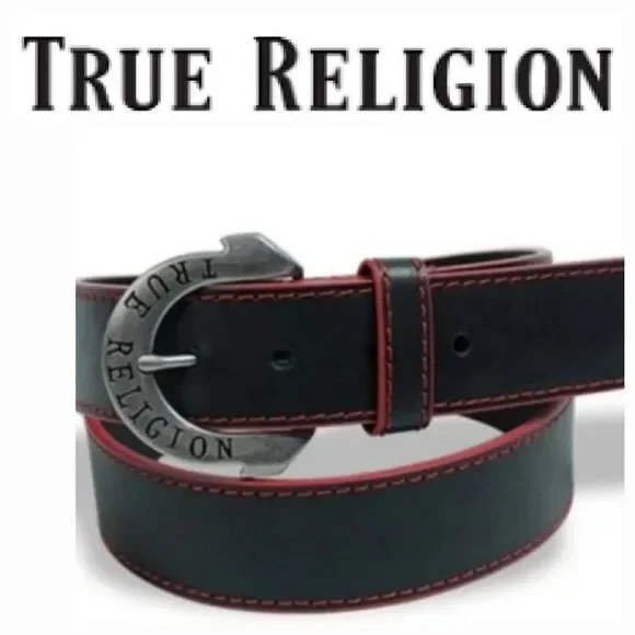 True Religion Gains Horseshoe Harness Buckle‎ Belt