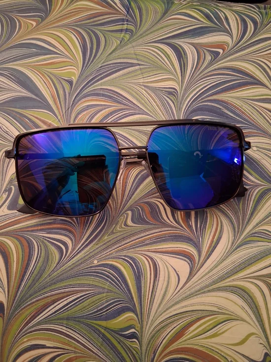 Men's True Religion Blue Mirrored Aviator Sunglasses NWT