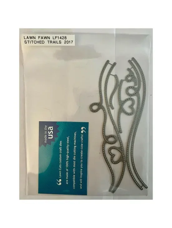 Lawn Fawn LF1428 Stitched Trails Craft Cutting Die Scrapbooking Card Making