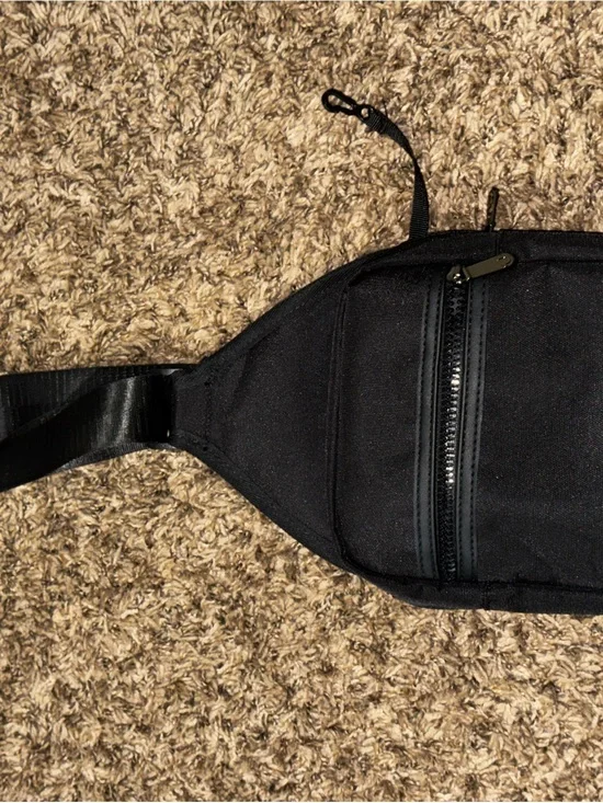 True Religion Black Men’s Sling Belt Bag