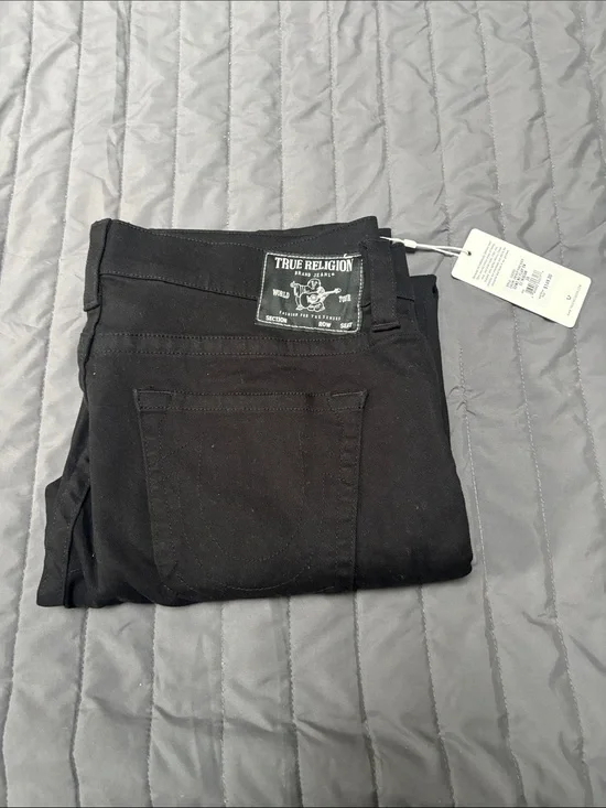 True Religion Slim Men’s Jeans in Black-Brand New,Never worn with tags