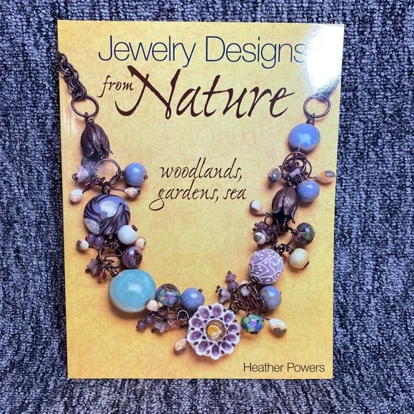 Kalmbach Books Jewelry Designs from Nature Adult OS Yellow Floral Crafting Guide