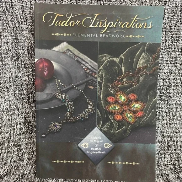 SRA Books Tudor Inspirations Elemental Beadwork Book OS Green Jewelry Projects