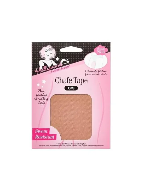 Hollywood Fashion Secrets Chafe Tape Sweat Resistant Anti-Chafing Tape O/S