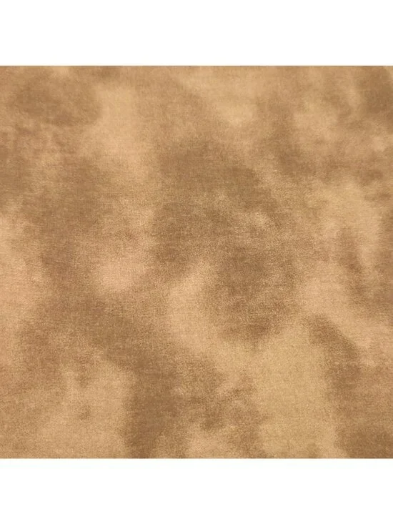 Brown Marbled Fabric Cotton Suede Look Blank Textiles 2002 Prewashed 2.5 Yards