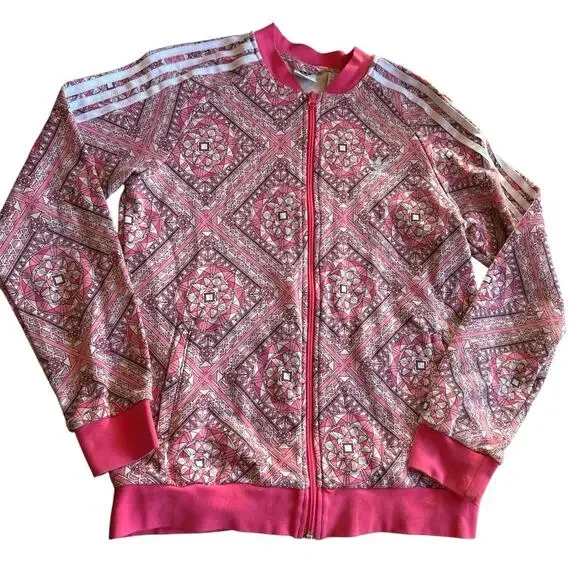 Adidas Originals‎ Super Star Track Jacket Multicolor/Real Pink Girls XL