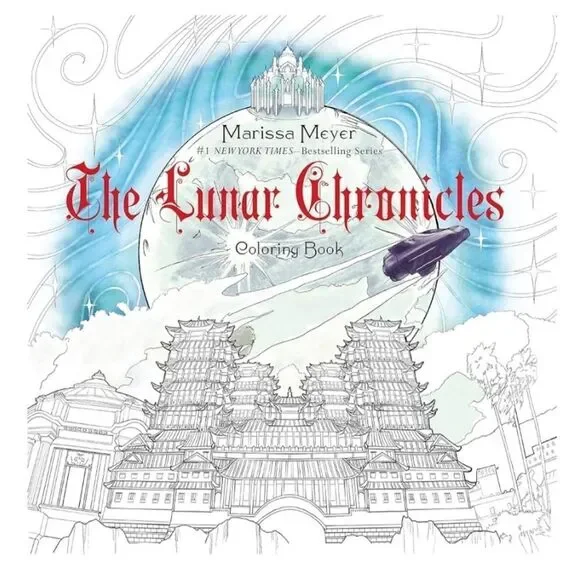 The Lunar Chronicles Adult Teen Coloring Book - New