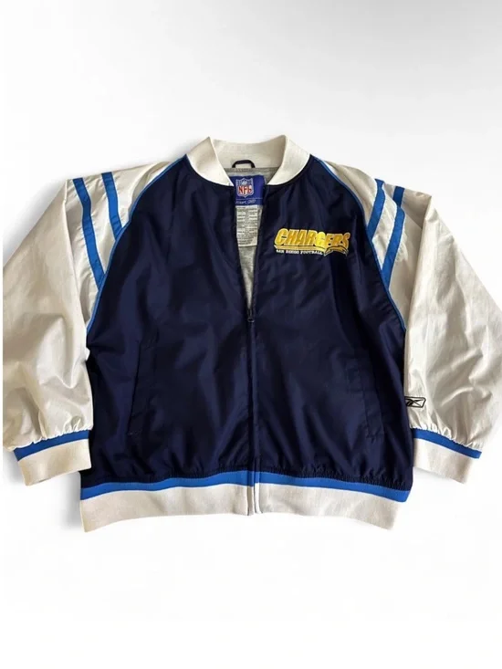 NFL Chargers Kids Navy, White & Yellow Team Jacket