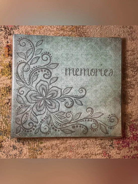 Premium Teal 'Memories' Scrapbook / Photo Album 12x12’