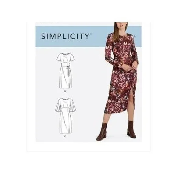 Simplicity Sewing Pattern 10744 9173 Misses Dress‎ Size 6-14