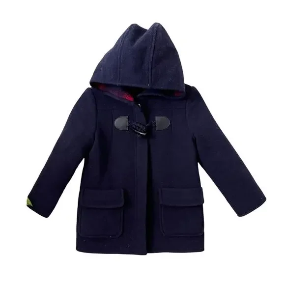 Zara Navy Wool Felt Jacket - 4