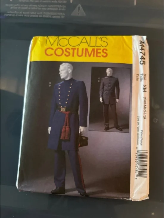 McCall's M4745 Costume Sewing Pattern - Military Uniform