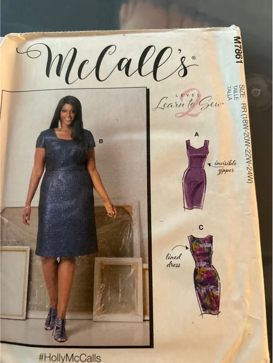 McCall's M7861 Misses' and Women's Dress Sewing Pattern