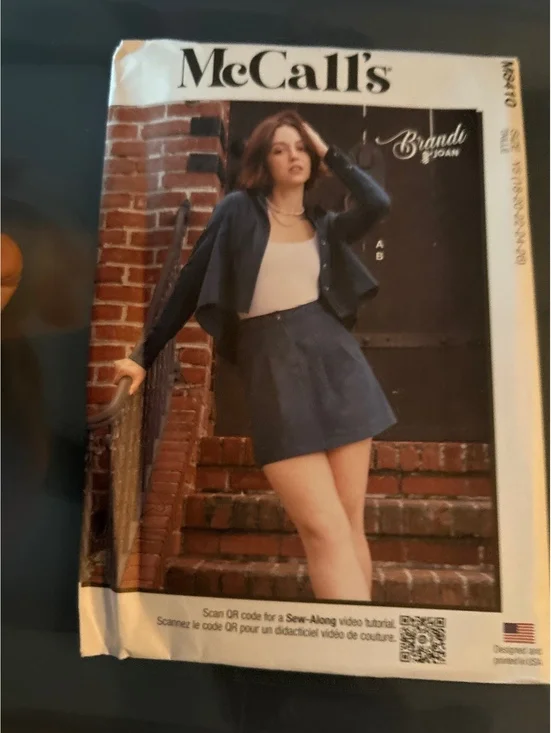 McCall's M8410 Brandi Joan Skirt and Jacket Sewing Pattern Size Y5 (18-26)