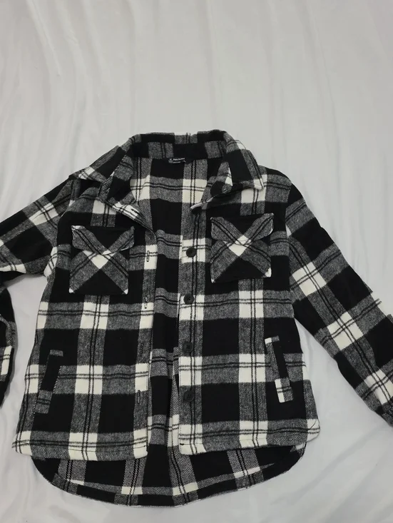 Member's Mark Girls Plaid Shacket Large