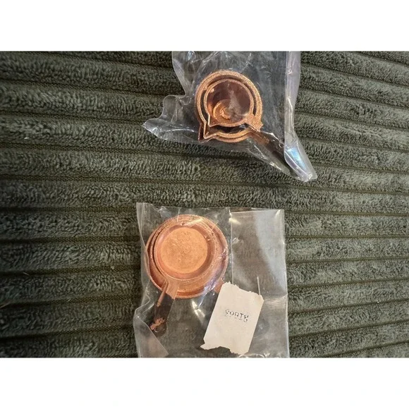 Vintage Miniature‎ Dollhouse Copper Pan Set