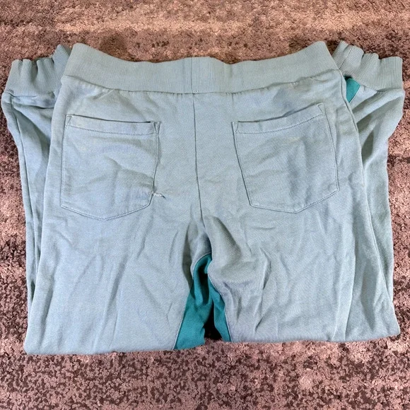 True Religion Men's L Green Blue Mint Color Block Jogger Pants