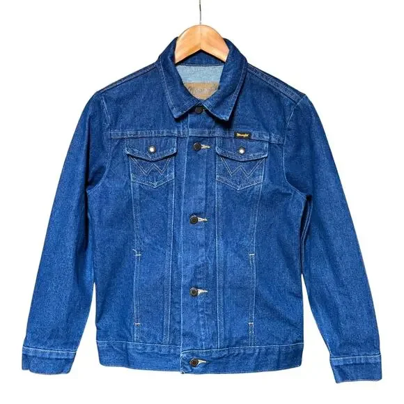 Wrangler Cowboy Cut Unlined Prewashed Denim Jacket 1084145PW Large
