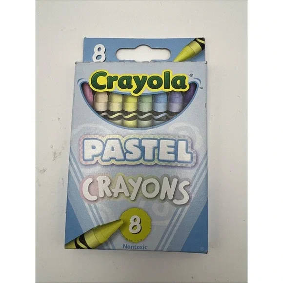 Crayola Pastel Crayons,‎ 8 Count, NEW IN BOX Easter Spring NEW