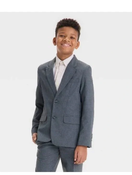 Boys Gray Suit Jacket