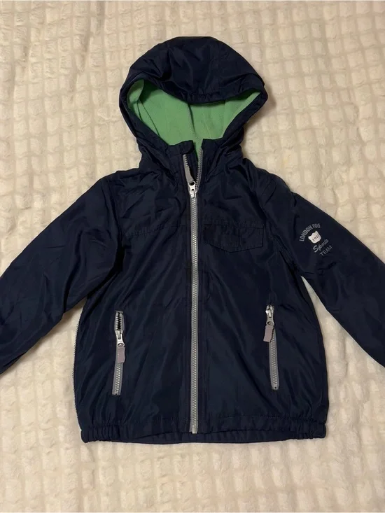 Boys London Fog Hooded Jacket Size 4