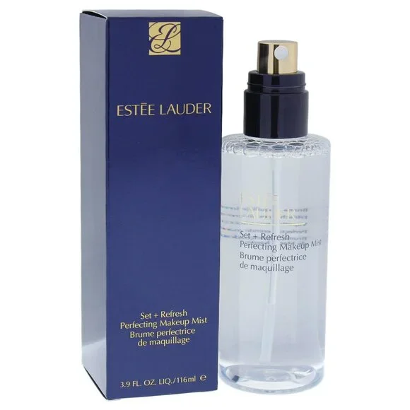 NIB ✅ Estée Lauder Set + Refresh Perfecting Makeup Mist 3.9 fl oz (LARGE) SEALED