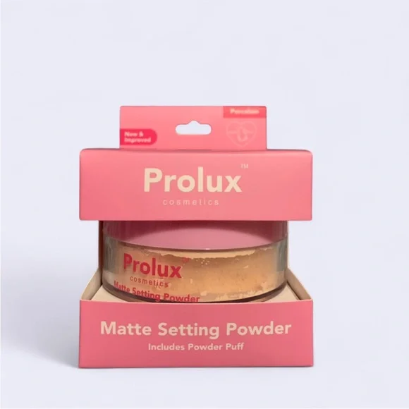 NWT. Prolux Matte Setting Powder with Puff.