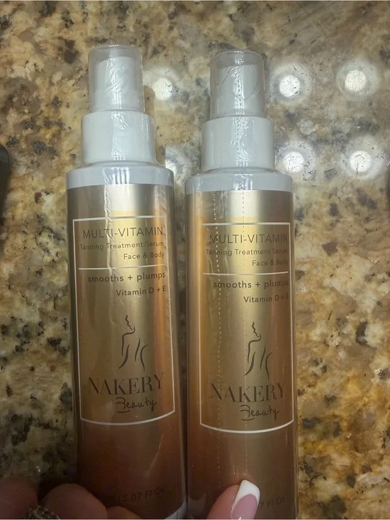 Nakery Beauty Multi-Vitamin Tanning Treatment Serum — Brand new