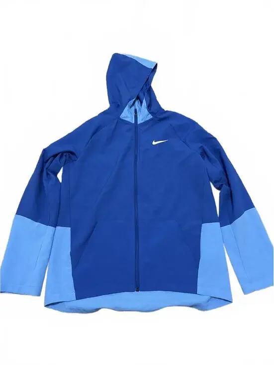 Nike Boys XL Dri-FIT Blue Zip-Up Windbreaker