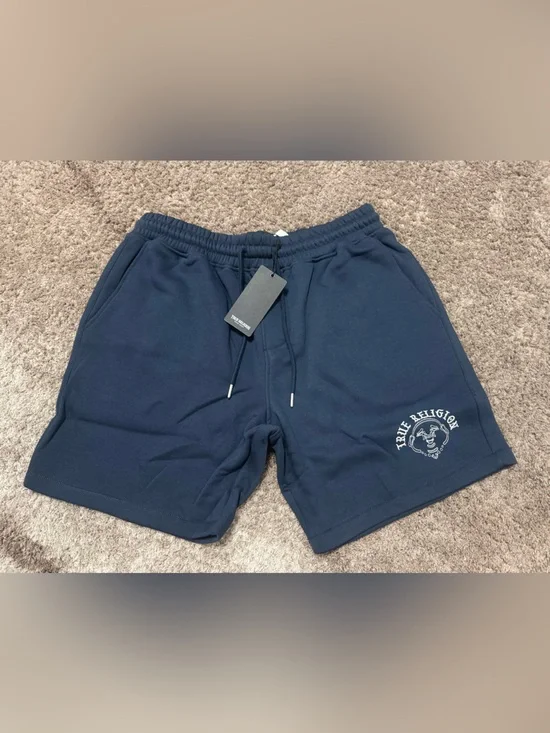 True religion Authentic Logo Fleece Short