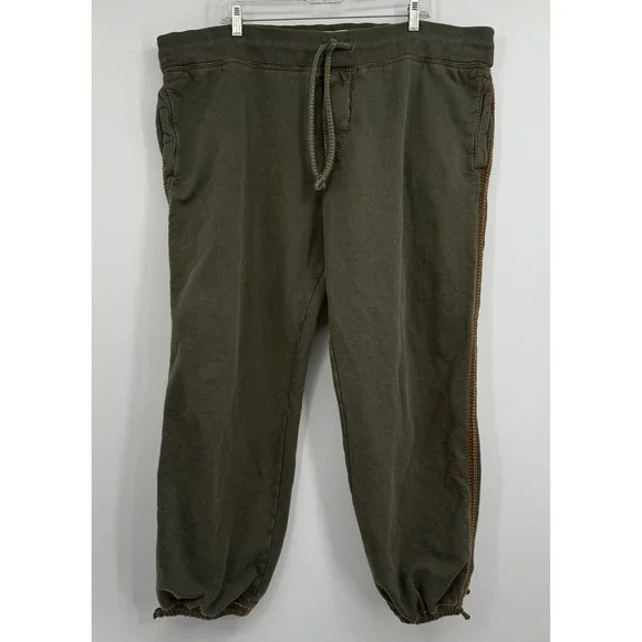 True Religion Men's Joggers Sweatpants XXXL Military Green Activewear Casual Y2K