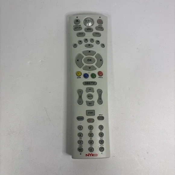 Nyko Media Intelligent TV DVD XBOX 360 Remote Control 86014-f09-0106 TESTED