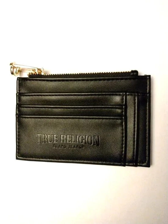 True Religion Men’s Black Card Wallet