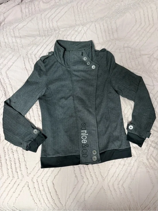 So Nice & Co Herringbone Military Jacket
