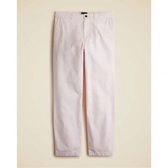NWT J. Crew Classic Trouser Canvas Shell Pink