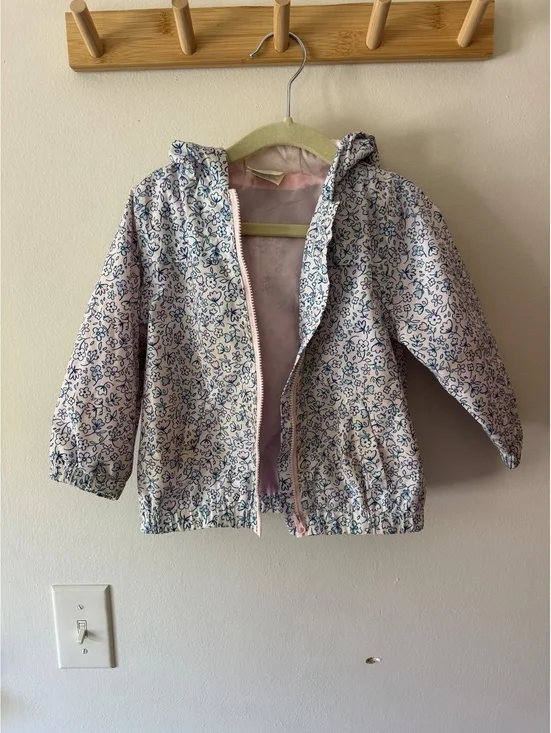 First impressions floral 24m rain jacket