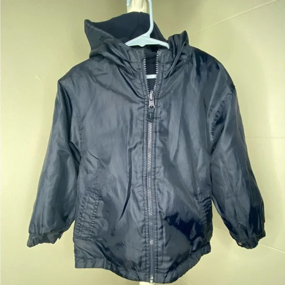 Kids Boys Hoodie Zipped Up Jacket Reversible Size 4