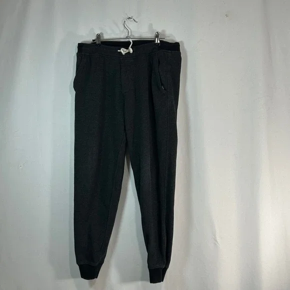 J. Crew Knit Goods‎ Slim Fit Jogger Pants Mens Size M Gray Cotton Polyester