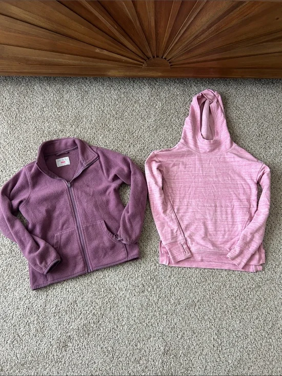 Girls jacket and hoodie