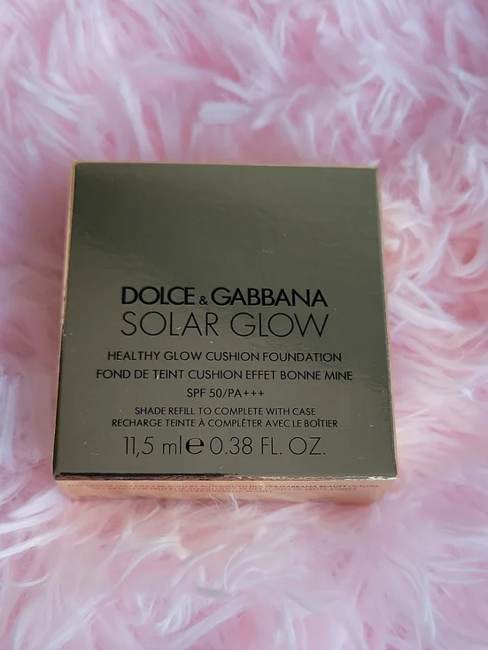 Dolce & Gabbana Solar Glow Cushion Foundation Refill - Gold Packaging