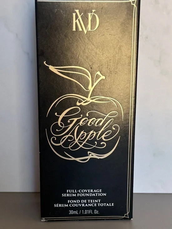 NEW KVD Beauty Good Apple Serum Foundation Medium 030 Full Size NIB