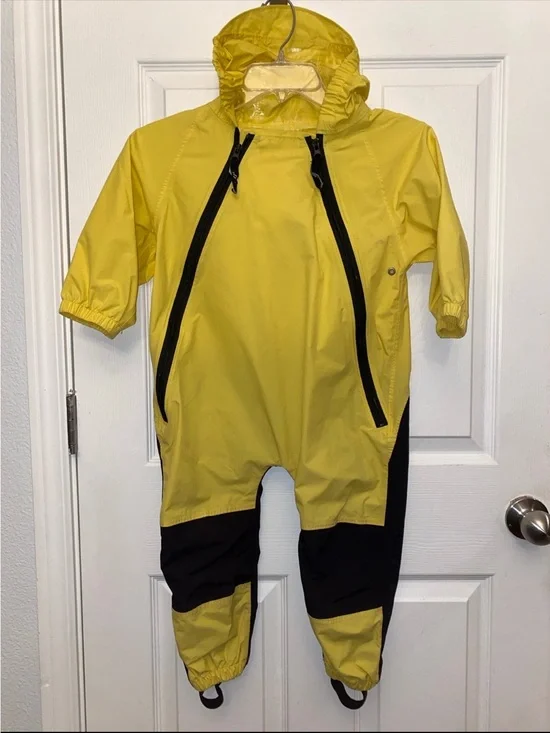 Tuffo Unisex Baby Muddy Buddy Coverall, Yellow, 3T