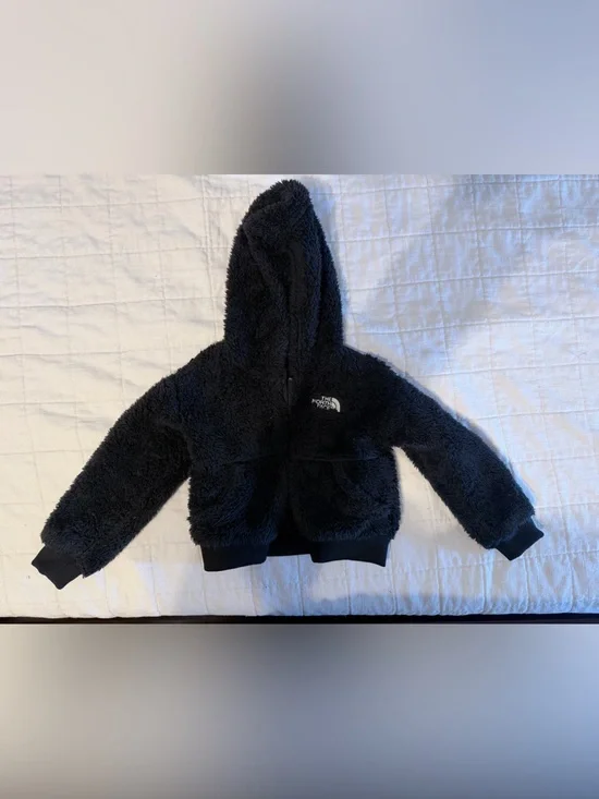The North Face Kids Black Sherpa Jacket