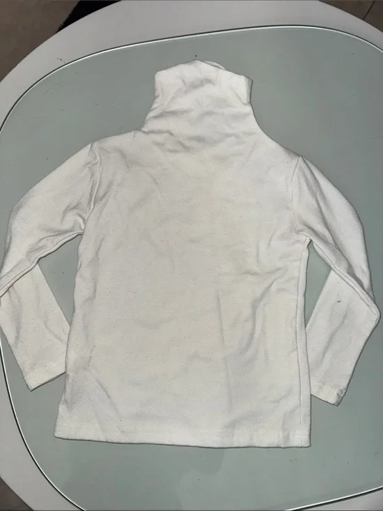 Classic White Turtleneck Sweater - Women's